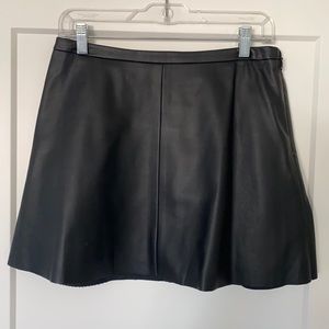 BCBG Sheryl faux leather mini skirt